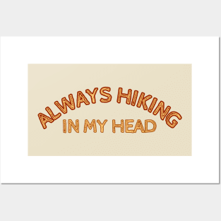 Hiking t-shirt designs Posters and Art